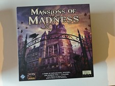 Fantasy Flight  Games Mansions of Madness 2nd Edition Board Game Nearly Complete