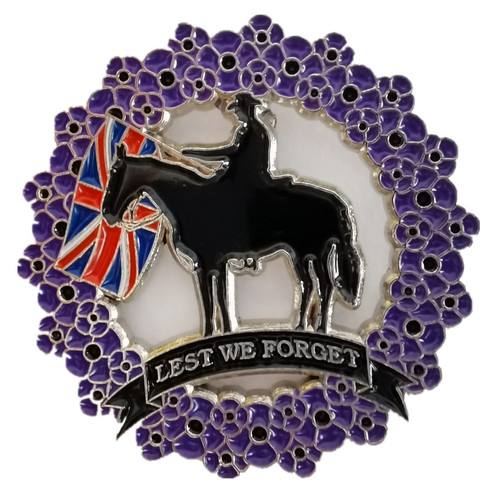 Wreath cross horse animal - wreath,