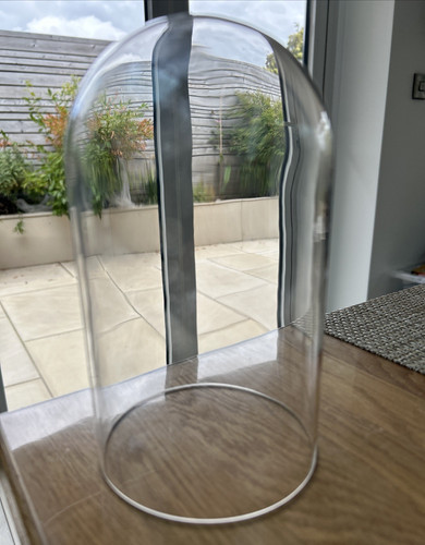Glass clock dome anniversary - clock,