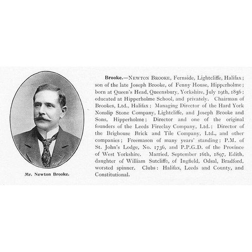 Newton brooke lightcliffe - newton, of