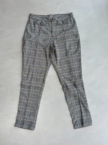 Free people crop plaid skinny - plaid,