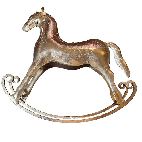 Punched tin silver metal - silver,