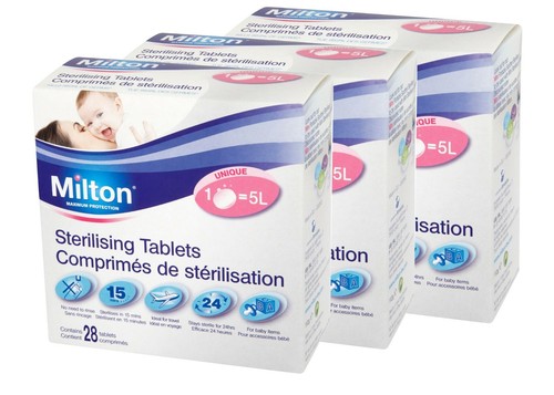 Milton sterilising tablets - sterilising,