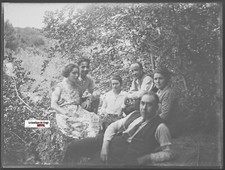 Family, Forest, Vintage Glass