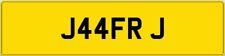 Cherished plate J44FRJ for