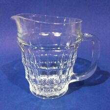 Vintage Pressed Glass Water / Juice Jug Jacobean Design
