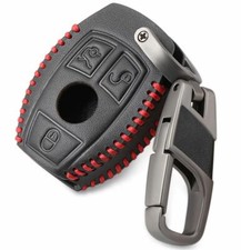 Leather Car Key Cover Case For