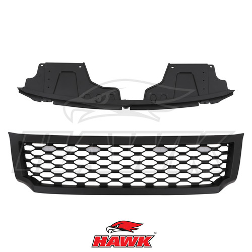 Black led grille front - led,