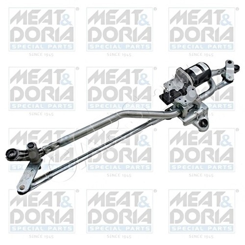 Front window wiper - front, system