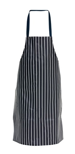 Navy waterproof butchers pvc - navy,