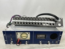 XLR rack panel + Tenma Audio Generator + PPM