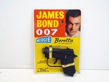 VINTAGE 1960s LONE STAR JAMES BOND 007 MIDGIE BERETTA EXCELLENT CARDED (AM135)