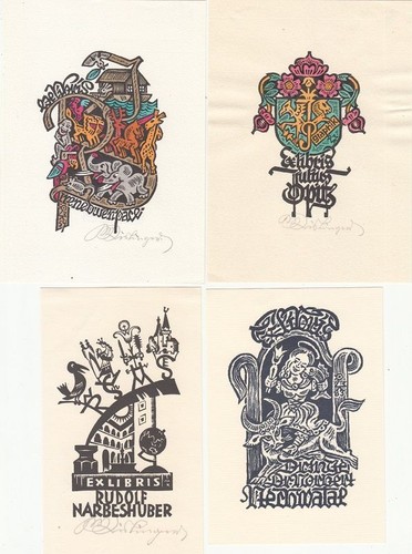 Exlibris bookplate - 4,