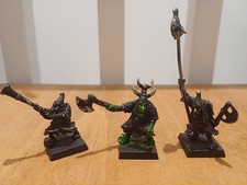 Warhammer metal rare chaos dwarfs hobgoblin command group