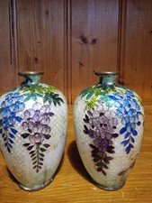 Pair japanese cloisonne - of,