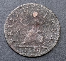 1754 Farthing George II