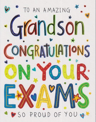 Grandson your exam pass - on,