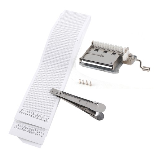 Hand crank music box note - music, 30-note