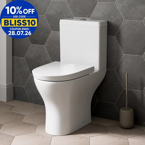 Close coupled toilet modern - close,