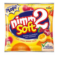 Storck Nimm2 Soft Chewy Candy with Fruit Juice and Vitamins 116g