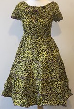 African Dress Size 12 Ankara Elastic Top Off The Shoulder