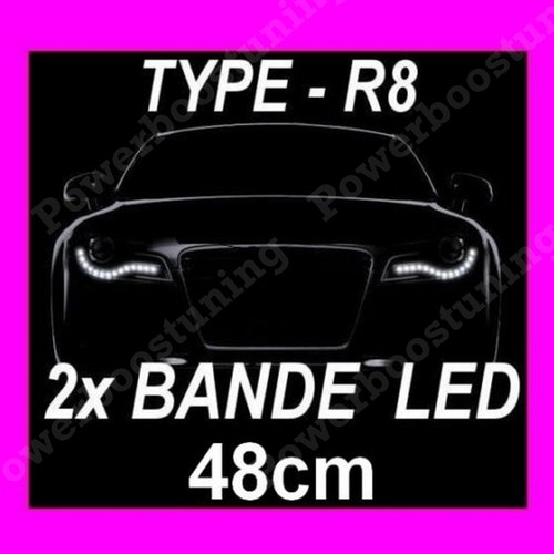 White led strip daytime - white,