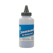 Silverline Micro-fine Blue Marking Chalk Powder 250g Construction Applications