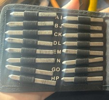 Peony Blooms Lowers metal stamp set 3mm Font Fixation Stamps Alphabet