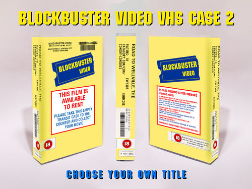 Custom blockbuster video vhs - video,