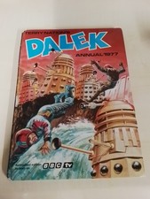 Doctor Who Terry Nation’s Dalek Annual 1977 Rare Vintage Hardback Book Complete