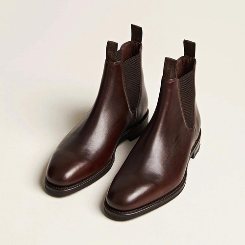 Loake emsworth dark brown calf - emsworth,