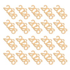  20 PCS Stainless Steel Charms