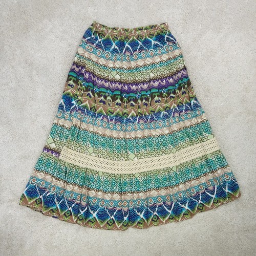 Boho maxi skirt womens small - boho,