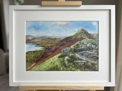 Original oil painting - original, lake