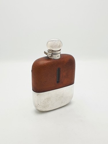 Antique silver plated leather - antique, silver-plated