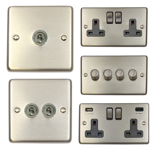 Brushed stainless steel - brushed,