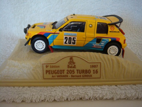 Paris dakar 1987 peugeot 205 - peugeot,