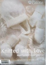 Patons Fairytale DK Knitted With Love Baby First Cosy Knit Kit BLUE
