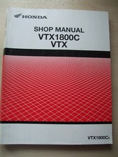 GENUINE HONDA VTX1800 C2 VTX 1800 REPAIR SERVICE WORKSHOP MANUAL 62MCH00