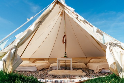 Bell tent hire stock - hire,
