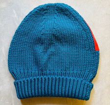 Prada Knit Hat Beanie Blue