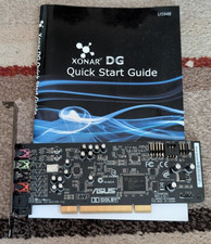 ASUS Xonar DG PCI 5.1 Channel Sound Card - Built-in Headphone Amp - Used