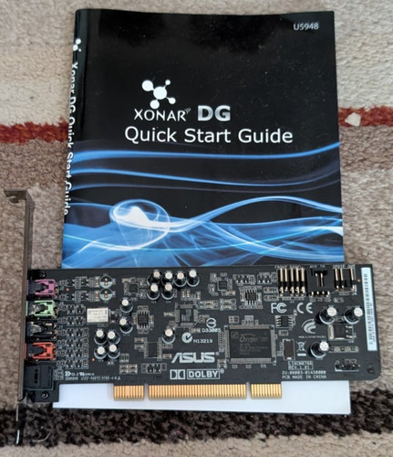 Asus xonar pci 1 channel - dg,