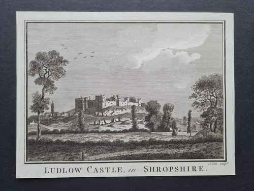 Antique 1786 print - , ludlow