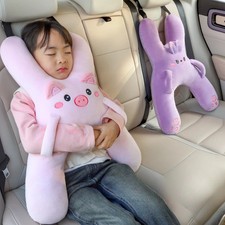 Kids Car Seat Headrest Neck Pillow Head Rest Support Travel Safety Sleep Aid