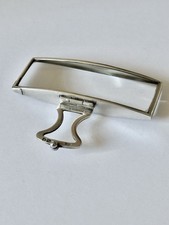 Antique Silver Folding Handheld Magnifying Glass London 1916 Thomas J Watson WWI