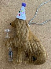 GOLD AFGHAN HOUND NEW YEAR