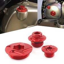CNC Red Engine Timing Bolts