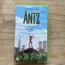 ANTZ VHS Video Tape Dreamworks and PDI (1998) Children Family Movie Ants 