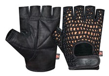 Leather mesh padded weight - leather,